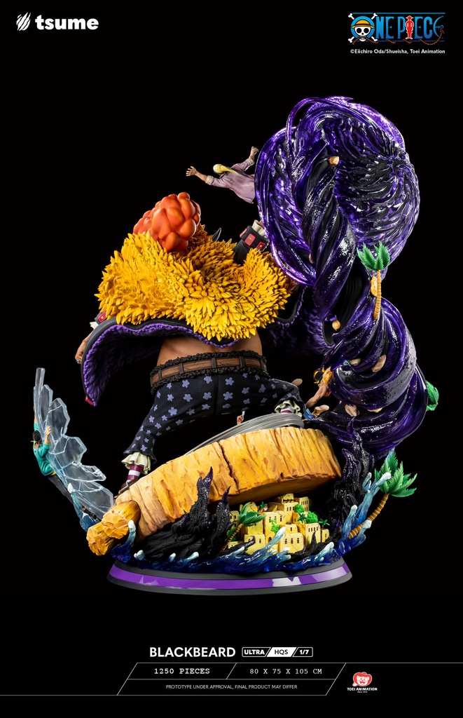 黒ひげBlackbeard ULTRA HQS by Tsume One Piece ULTRA HQS Blackbeard 1/7 Scale Limited Edition Statue